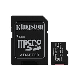 Mua Thẻ nhớ micro SDXC Kingston 64GB Canvas Select Plus upto 100MB/s Adapter - Hàng Chính Hãng
