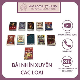 Bài Tây Ảo Thuật Nhìn Xuyên Các Loại Nhiều Hình Khác Nhau Có Hướng Dẫn Khi