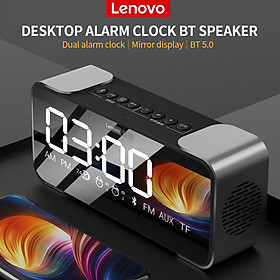 Loa Bluetooth Lenovo L022 Wireless BT Speaker Portable Wireless Stereo Speaker Subwoofer Audio Player with Dual Alarm Display