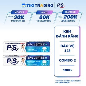 Combo 2 Kem Đánh Răng P/S Bảo vệ 123 - 180G