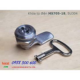 Mua Khóa tủ điện MS705-18 chất liệu SU304 khóa tam giác  vuông và chữ S