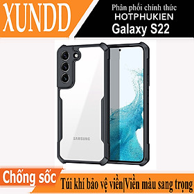 Ốp lưng chống sốc cho Samsung Galaxy S22 / S22 Plus / S22 Ultra hiệu Xundd Fitted Armor Case trang bị túi khí bảo vệ góc, gờ bảo vệ camera - hàng nhập khẩu - Galaxy S22