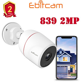 Mua Camera Ip Wifi Ngoài Trời Ebitcam 839 - Độ Phân Giải 2MP - Mẫu Mới Nhất 2021- Hàng Chính Hãng