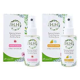 Bộ 2 lọ Xịt Phụ Khoa Hương Vị Chọn Bất Kì (50ml x 2)