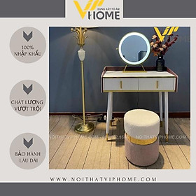 Mua Bàn trang điểm  bàn phấn kèm gương tích hợp đèn LED kèm nút cảm ứng thông minh và ngăn kéo để đồ tện lợi BTD-00011