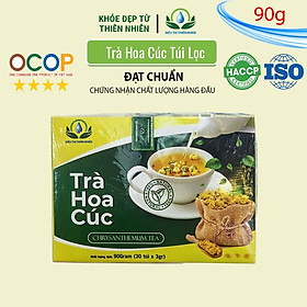 Trà Hoa Cúc hộp 30 x 3gram Túi Lọc của Siêu Thị Thiên Nhiên giúp ngủ ngon