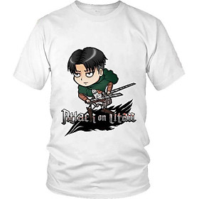 Áo thun thời trang nam nữ Attack On Titan nhân vật Levi Chibi ...