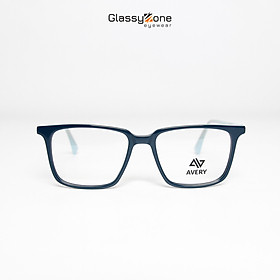 Gọng kính cận, Mắt kính giả cận Acetate Form chữ nhật Nam Nữ Avery 15063 - GlassyZone