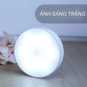 Đèn Cảm Ứng Chuyển Động, Đèn Led Tông Minh Dán Tường Không Dây, Góc Cảm Ứng Rộng, Thích Hợp Cho Mọi Không Gian