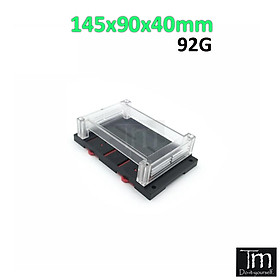 Hộp Nhựa Kỹ Thuật PLC 145*90*40 2 Đầu Trong Suốt