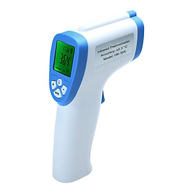 Non-Contact Infrared Forehead Thermometer for Baby, Adult, Child, Surface of Objects, with Memory Function, Color Alarm,
