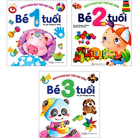 [Download Sách] Combo Bộ 3 Cuốn Bách Khoa Dạy Trẻ Học Sớm (Bé Từ 1 - 3 Tuổi): Phát Triển Trí Lực Cho Trẻ 1-3 Tuổi