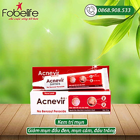 Kem giảm mụn đầu đen, đầu trắng, mụn cám Acnevir 3 In One- Tuýp 15gr