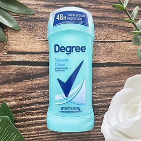 Lăn khử mùi Degree Nữ Shower Clean Sweat & Odor Protection 74g Hàng Nhập Mỹ