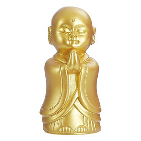 Resin Buddha Statue Ornament Meditation for Office Decor