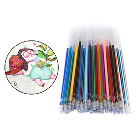 Neon Gel Pen Refill Glitter Pen for Coloring Drawing Craft Marker 36Color