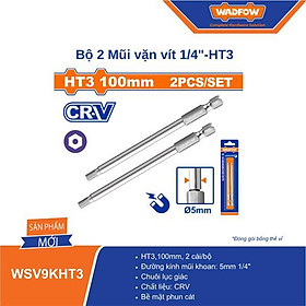 BỘ 2 MŨI VẶN VÍT LỤC GIÁC WSV9KHT3 WADFOW - HÀNG CHÍNH HÃNG