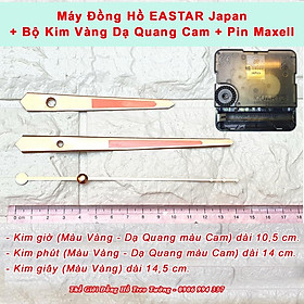 Mua Máy Đồng Hồ KIM TRÔI CAO CẤP EASTAR – Kim DẠ QUANG (*) - Bảo Hành 1 Năm – Tặng Pin Maxell
