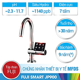 Máy lọc nước iON kiềm Fuji Smart JP900 bảo bối cho sức khỏe - Hàng chính hãng