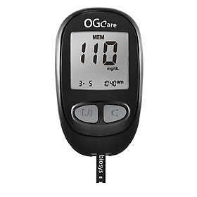 Combo Máy đo đường huyết OGCARE tặng kèm 100 Que+100 Kim lấy máu và 100 cồn sát khuẩn