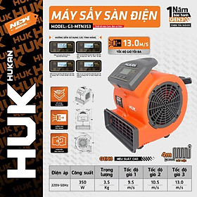 MÁY SẤY SÀN ĐIỆN 350W G3-MTN353 HUKAN -HÀNG CHÍNH HÃNG