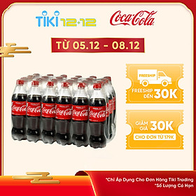 Lốc 24 Chai Nước Giải Khát Có Gas Coca-Cola (600ml / Chai)