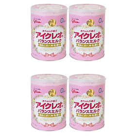 Combo 4 hộp sữa Glico Icreo số 0 (800g) và đồ chơi tắm Toys House