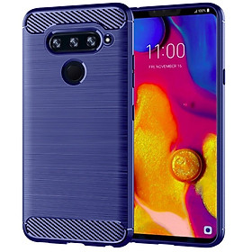 Ốp lưng chống sốc Vân Sợi Carbon cho LG V40 ThinQ