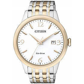 Đồng Hồ Nam Citizen Dây Thép Không Gỉ BM7304-59A - Mặt Trắng (Sapphire)
