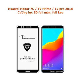 Kính cường lực Huawei Y7 pro/ Y7 prime/ Honor 7C