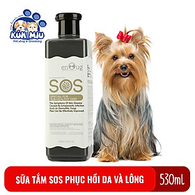 Dầu tắm SOS Phục hồi lông cho chó 530ml