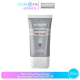 Kem Chống Nắng Altruist Dermatologist Sunscreen Face Fluid SPF50 50ml