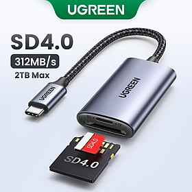 Mua Đầu Đọc Thẻ USB3.0 4 Trong 1 USB-C Sang SD TF CF MS Ugreen CM 627 (15307) hàng chính hãng