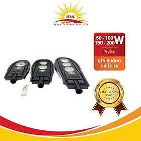 Đèn Đường Năng Lượng Chiếc Lá Pin Liền 50W - 100W - 150W - 200W