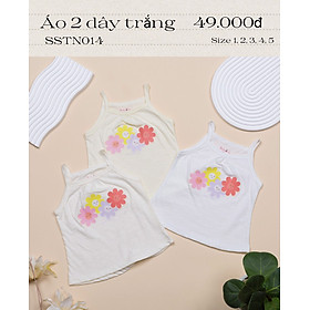 áo dây siêu cute mềm mát cho bé gái BKT010