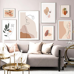 Mua BỘ TRANH TREO TƯỜNG NGHỆ THUẬT MINIMALIST BINBIN KA261/TRANH KIM SA/TẶNG KÈM ĐINH 3 CHÂN
