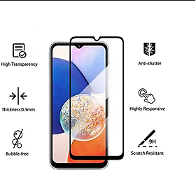 Mua Kính Cường Lực Full Màn 9D Cho Samsung Galaxy A05  A05s  A15  A25 Tấm Dán Màn Hình Độ Cứng 9H  - Hàng chính hãng