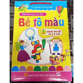 Bé là họa sĩ nhí - bé tô màu - Túi 5 cuốn
