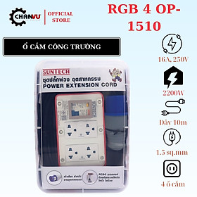 Mua Ổ Cắm Điện Công Nghiệp  Đầu Cắm Tròn Công Nghiệp SUNTECH  Có Aptomat  tiêu chuẩn TIS đến từ Thái Lan