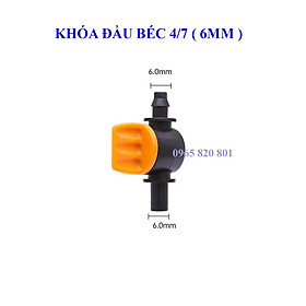 Mua Van Khóa đầu béc phun sương chân 6-8mm