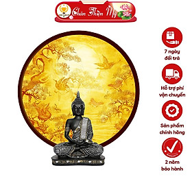 Mua Đèn Thờ Hào Quang Phật Tranh Trúc Chỉ  Trang Trí Bàn Thờ  Hào Quang Trúc Chỉ Tùng Hạc Diên Niên TC-HQ-124