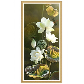 Tranh Hoa Sen Dán Tường 80