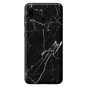 Ốp lưng in cho Samsung Galaxy A20 mẫu Stone Black - Hàng chính hãng