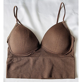 Áo len Bra tăm dạng áo croptop từ 40-58kg dành cho nữ