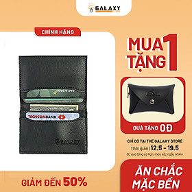Ví Bóp Nam Nữ Nhỏ Gọn Cao Cấp Thời Trang Nhiều Ngăn Để Name Card Danh Thiếp Thẻ Galaxy Store GVMB03 (8x10.5cm)