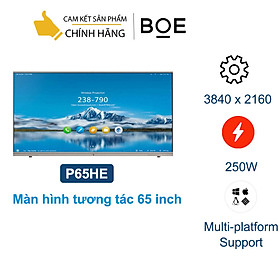 Mua Màn hình tương tác cao cấp 5 inch BOE P75HE  độ phân giải 3840 x 2160  công suất tối đa 250W - Hàng chính hãng