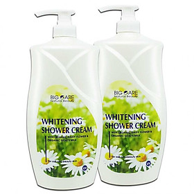2 Sữa Tắm Whitening Shower Cream With Organic Daisy Flower 1200ml