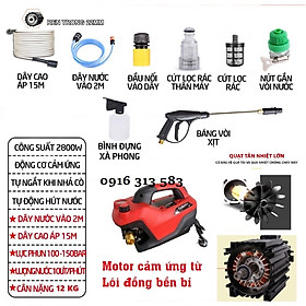 MÁY RỬA XE HONĐA NHẬP KHẨU JAPAN 3500W,CÓ CHỈNH ÁP