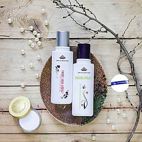 Combo Bộ Mỹ Phẩm Ngăn Mụn Cơ Bản Phấn Nụ Hoàng Cung Chính Hãng - Tặng Kèm 1 Bông Phấn Cotton