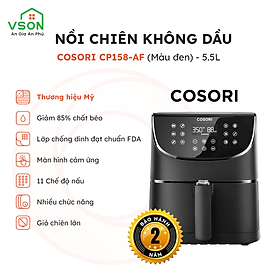 Mua Nồi Chiên Không Dầu Thương Hiệu Mỹ COSORI CP158-AF 5.5L Màu Đen - Hàng Chính Hãng